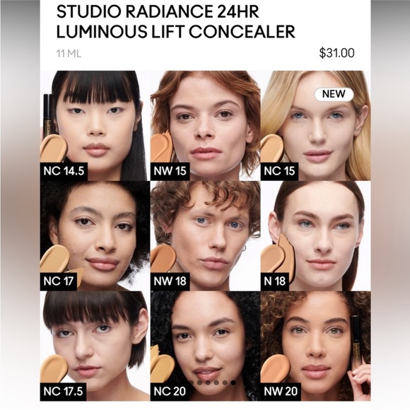 MAC STUDIO RADIANCE 24HR LUMINOUS LIFT CONCEALER - Picture 3 of 6